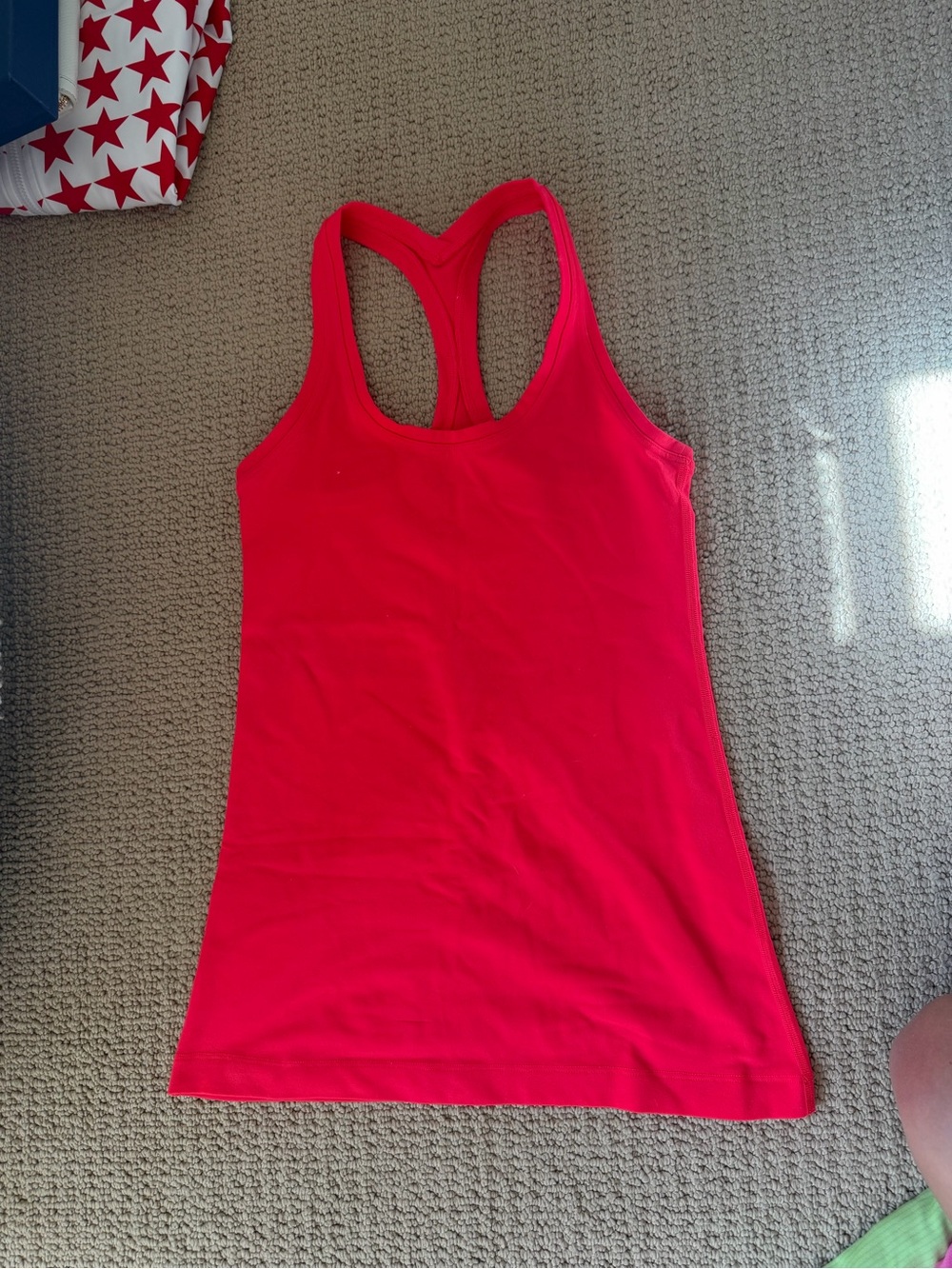 lululemon athletica Bright Red Racerback Tank